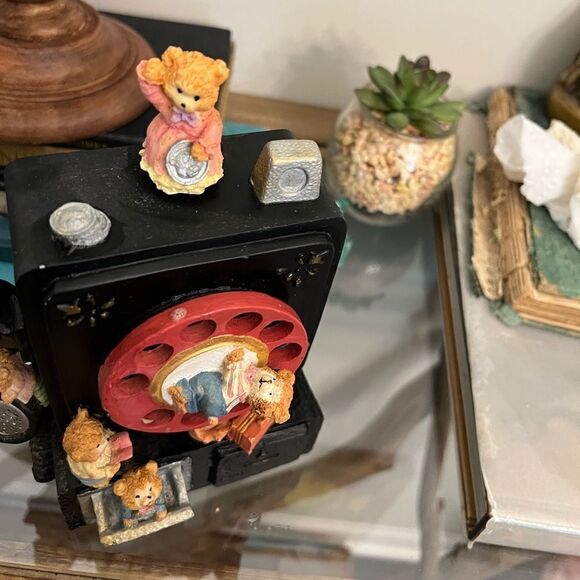 Vintage Music Box Pay Telephone Bears Circa 1996 Collectible. - Picture 3 of 13
